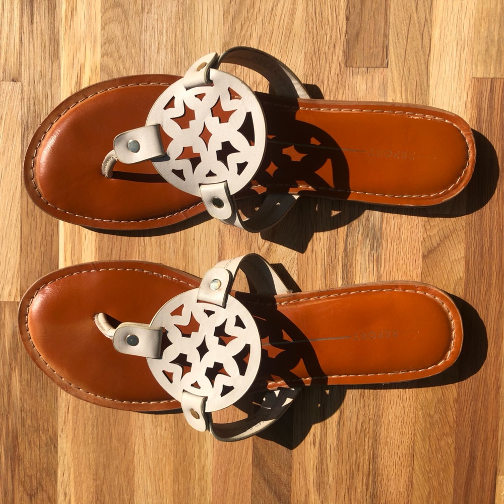Cream Sandals
